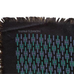 Hermes Silk & Cashmere Square Scarf 52" x 52"